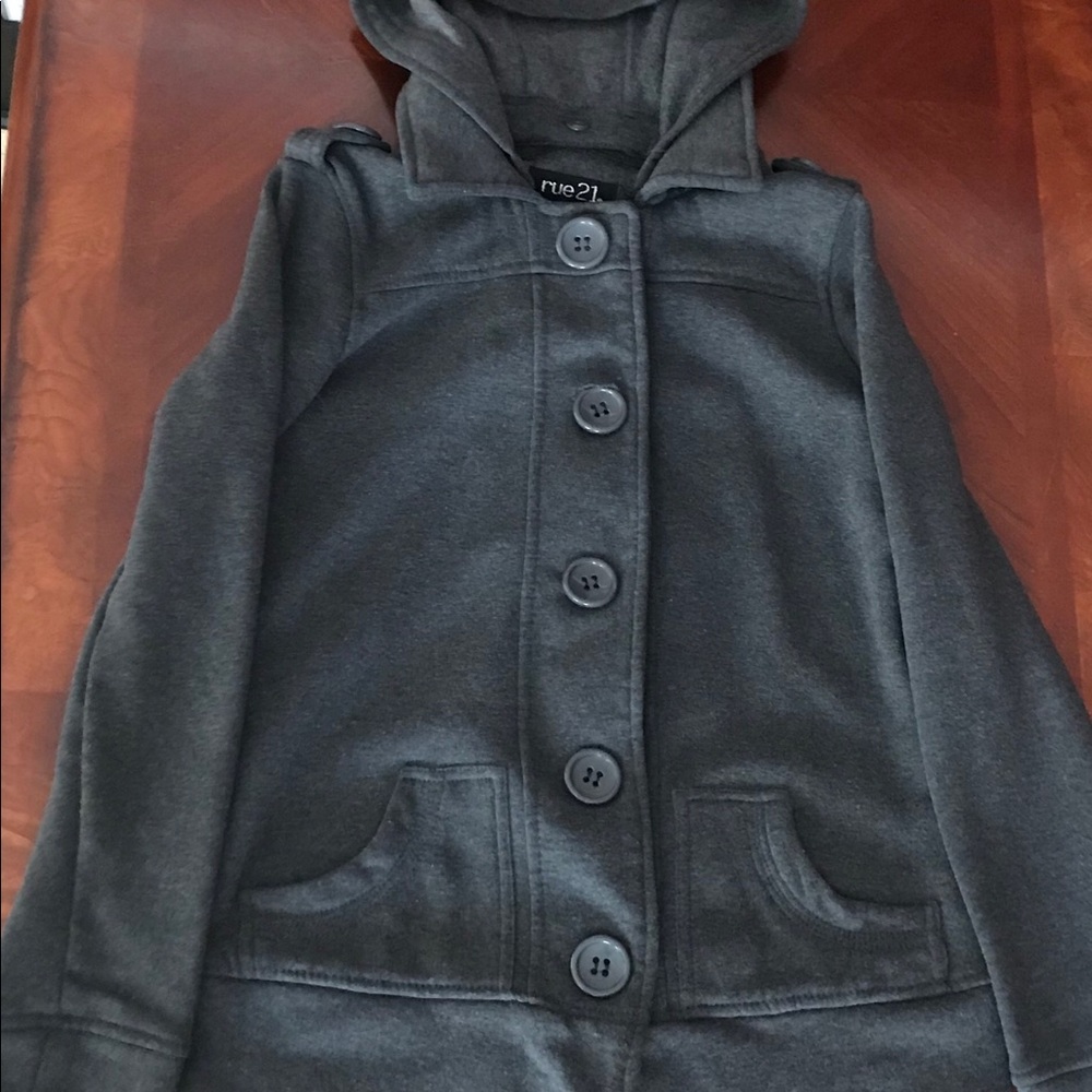 Rue 21 button up coat